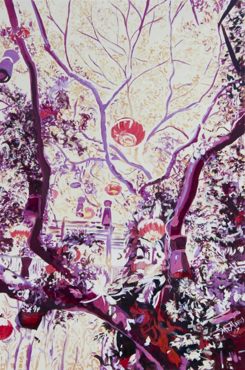 Sunset on a New Year by Connor McManus | Acrylic on gallery-wrap canvas Sunset on a New Year